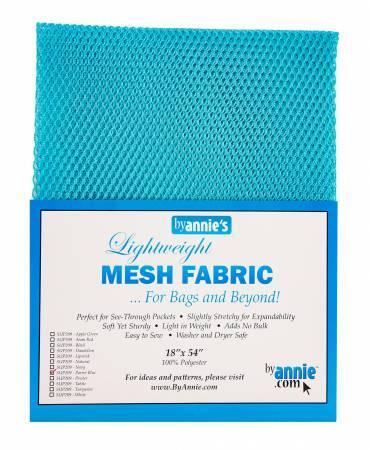 Mesh - Lite Weight Fabric - Parrot Blue 18"x54"