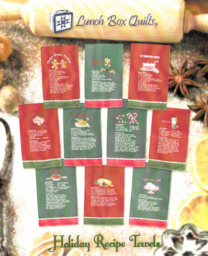 DESIGN  - Lunch Box Quilts - Holiday Recipe Collection