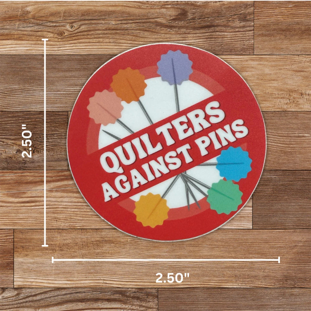 Stickers - Quilters Against Pins