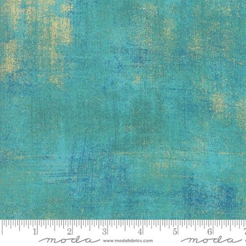 Moda - Grunge Basics - Peacock - Metallic 30150-524M