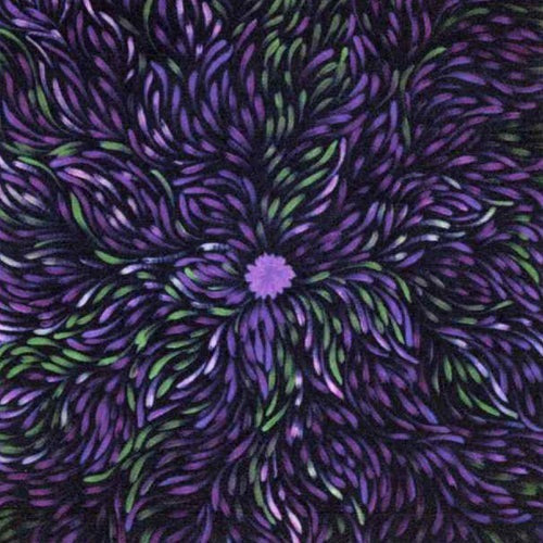M&S Textiles - Aborinigal - Leaves-Lilac