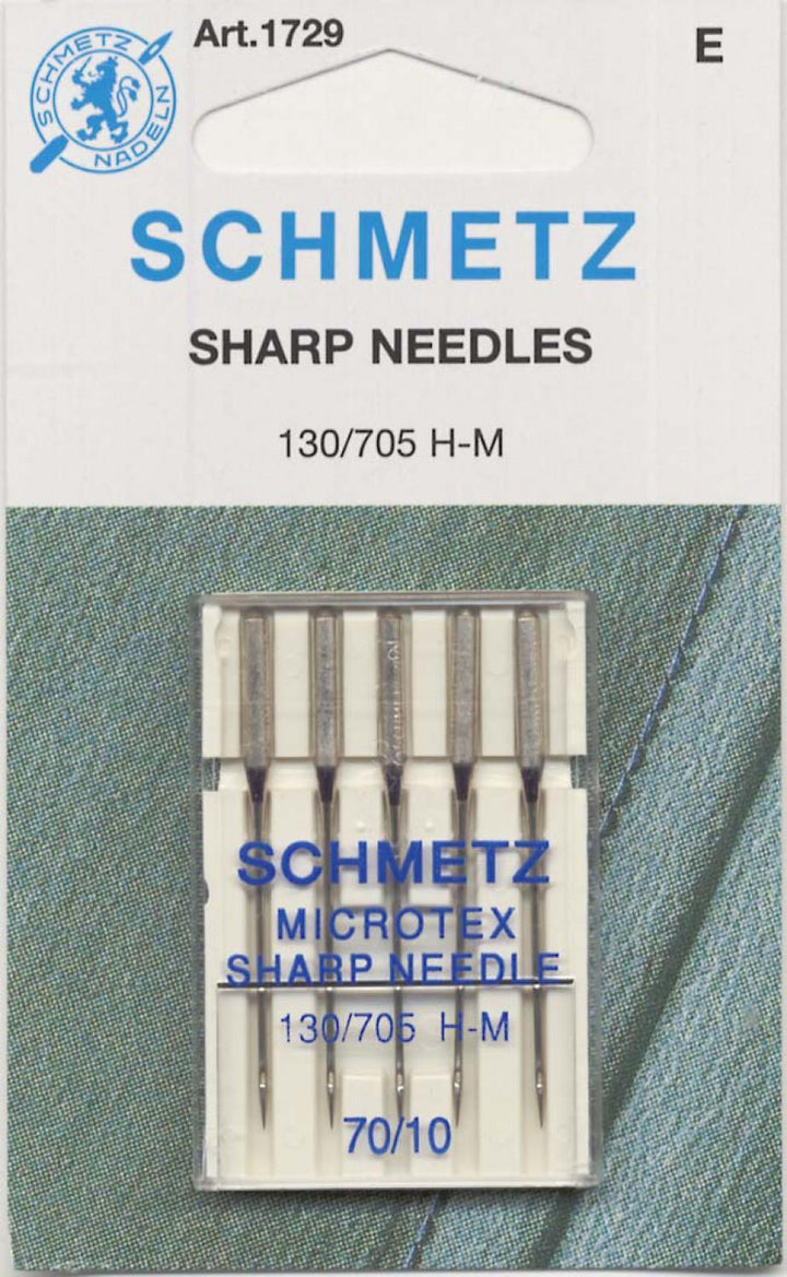 Machine Needles - Schmetz - Microtex Sharp 70/10