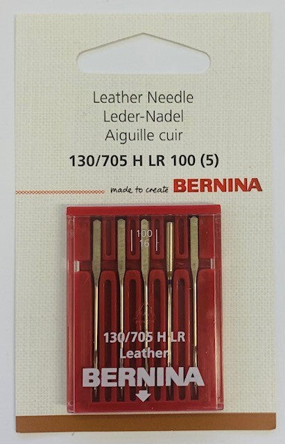Machine Needles - Bernina - Leather Size 100 - 5pk