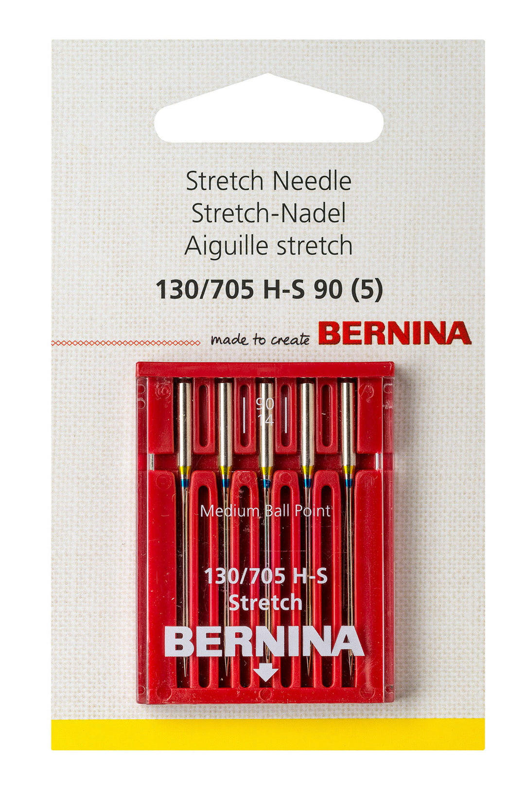 Machine Needles - Bernina - Stretch size 90 - 5pk