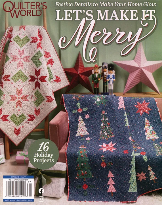 Magazine - Quilter's World - Lets Make It Merry 2026