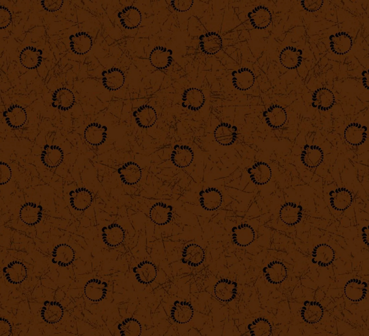 Marucs Fabrics - Pam Buda - Primitive Traditions - Constellation Brown