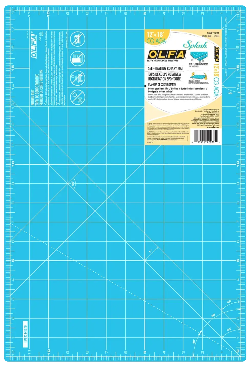Mat - Olfa Rotary Mat 12"x18"
