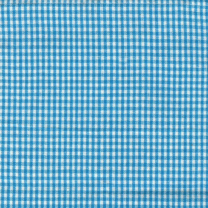 Tea Towel - Mini Check - Turquoise/White