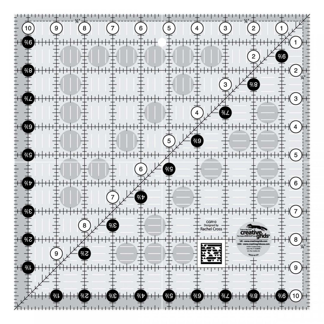 Ruler - Creative Grid - 10.5"x10.5"