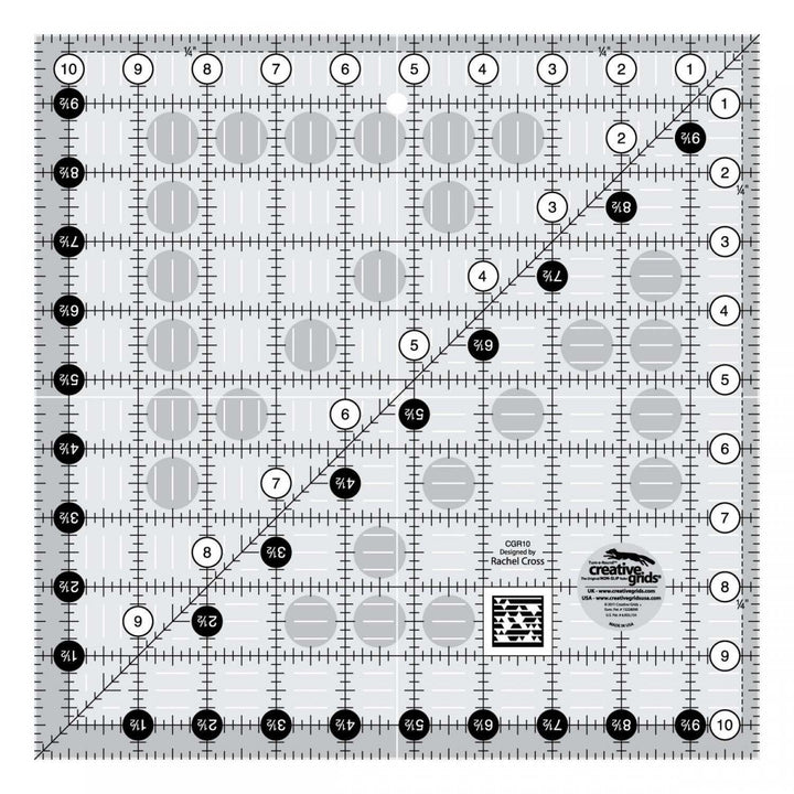 Ruler - Creative Grid - 10.5"x10.5"