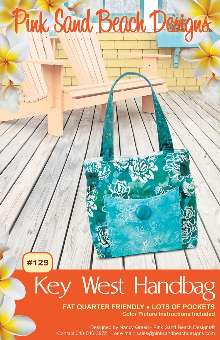 Pattern - Pink Sand Beach Designs - Key West Handbag