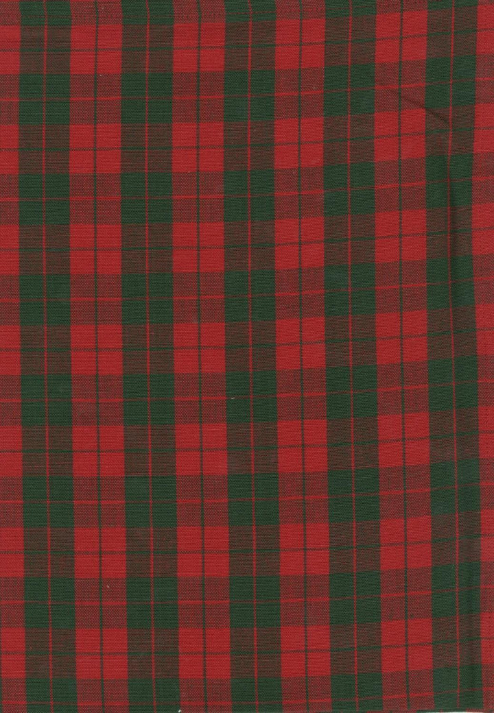 Tea Towel - Plaid Red/Green