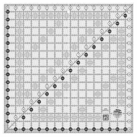 Ruler - Creative Grids - Quilt Ruler 16-1/2in Square