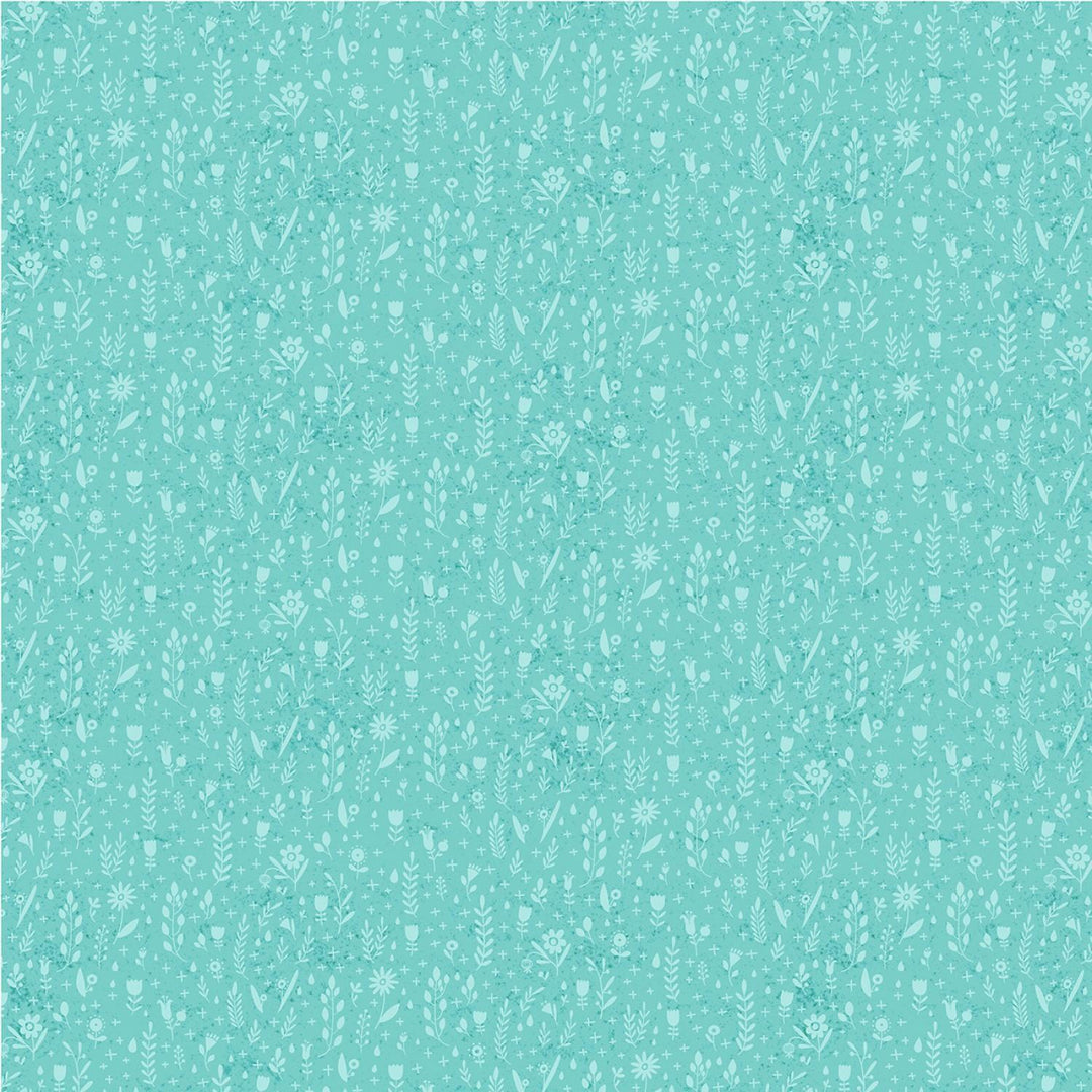 Michael Miller - Lori Danelle - Positivi-Tea - Teal Floral