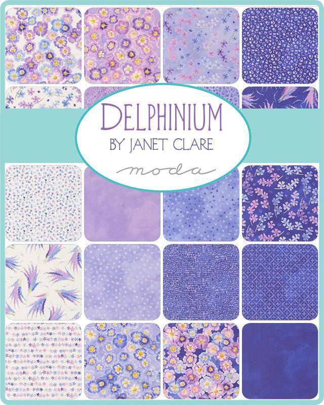 Mini Charm - Moda - Delphinium