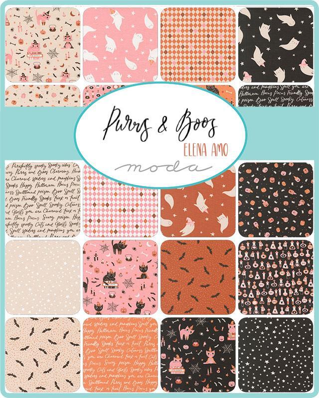 Mini Charm - Moda - Elena Amo - Purrs and Boos