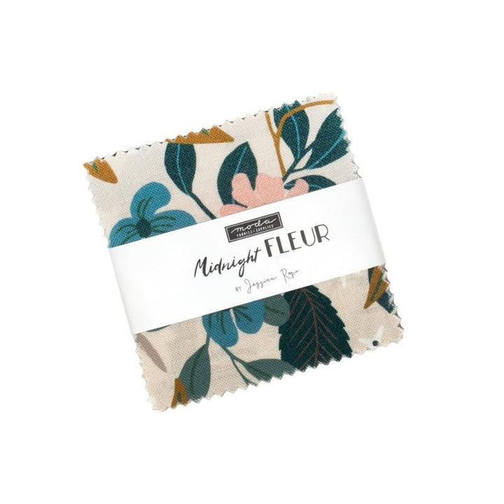 Mini Charm Pack - Moda - Jessica Rose - Midnight Fleur