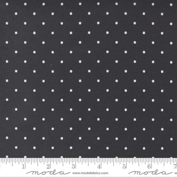 Moda - Lella Boutique - Country Rose - Charcoal Dots