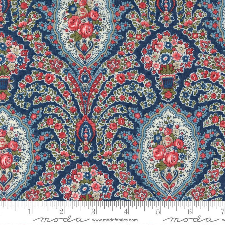 Moda - Minick & Simpson - Newport - Indigo Paisley