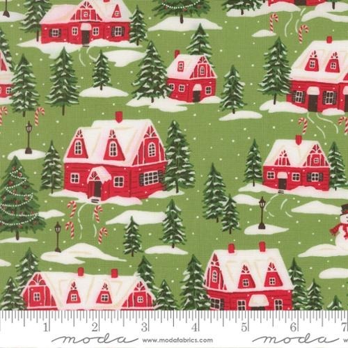 Moda- Stacy Iest Hsu - Holiday Cheer - Mistletoe Green Houses