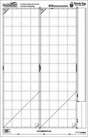 Panel - Quilt Smart - Mondo Bag Pre Printed Interfacing - 2 PANELS ONLY