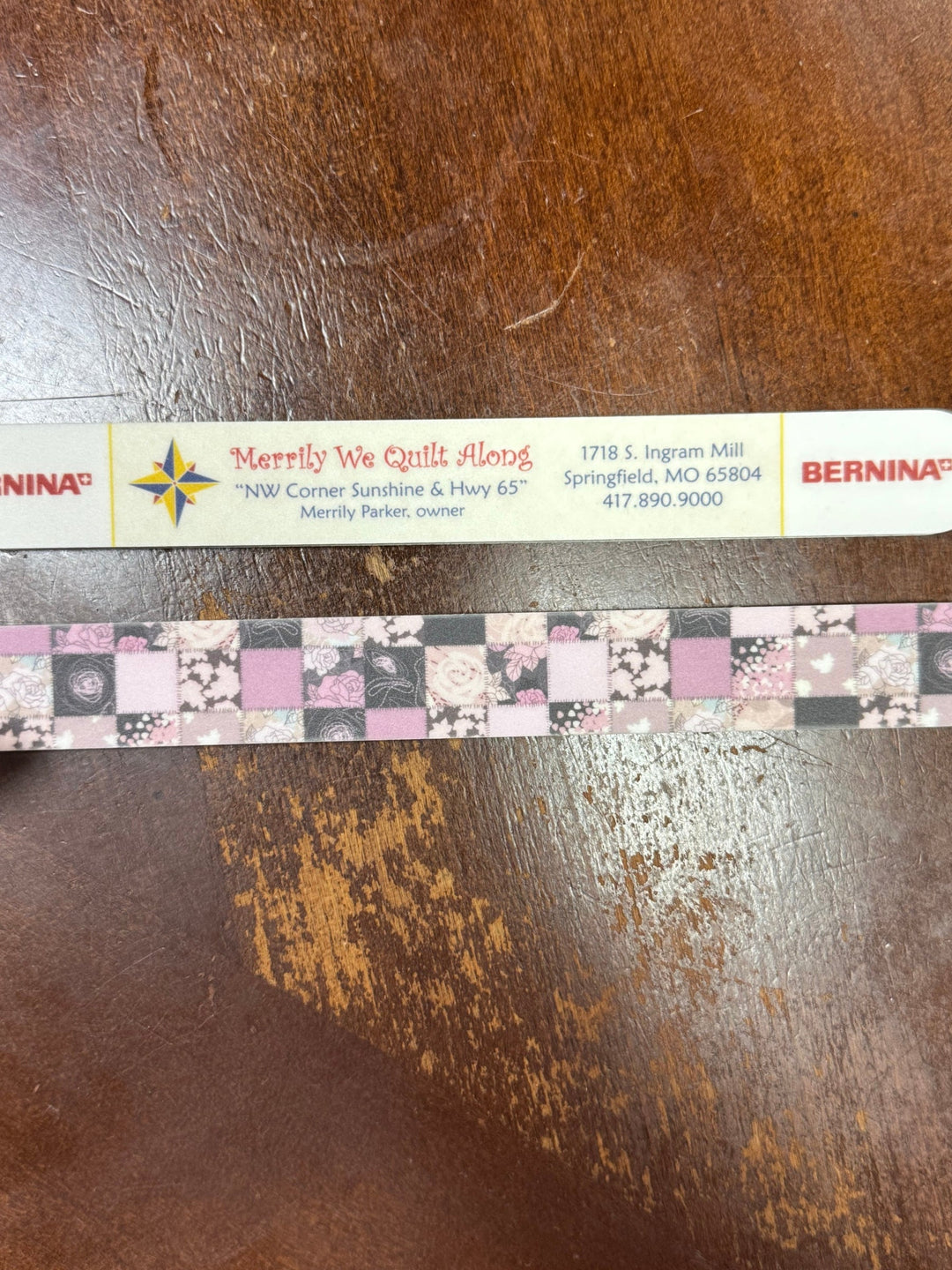Nail Files - Patchwork checkboard