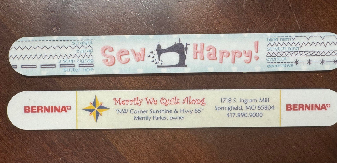 Nail Files - Quilting - Sew Happy