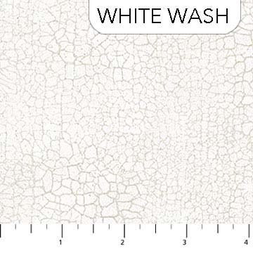Northcott - Crackle - White Wash