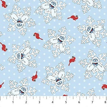 Northcott - Rudolph The Red Nosed Reindeer - Bumble - Lt. Blue