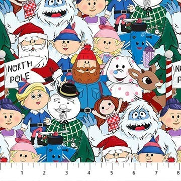 Northcott - Rudolph The Red Nosed Reindeer - Characters - Multi