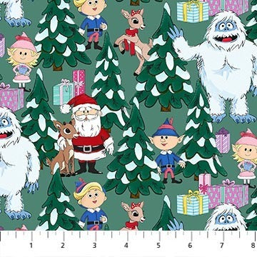 Northcott - Rudolph The Red Nosed Reindeer - Scene - Lt. Spruce