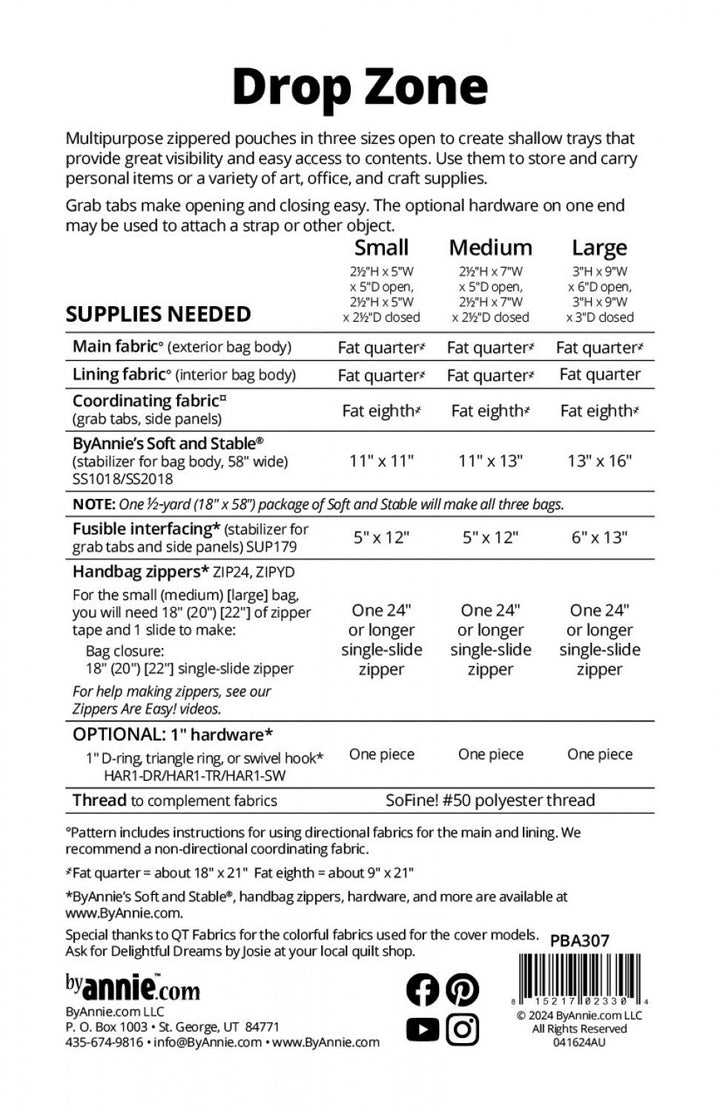 Pattern - ByAnnie - Drop Zone
