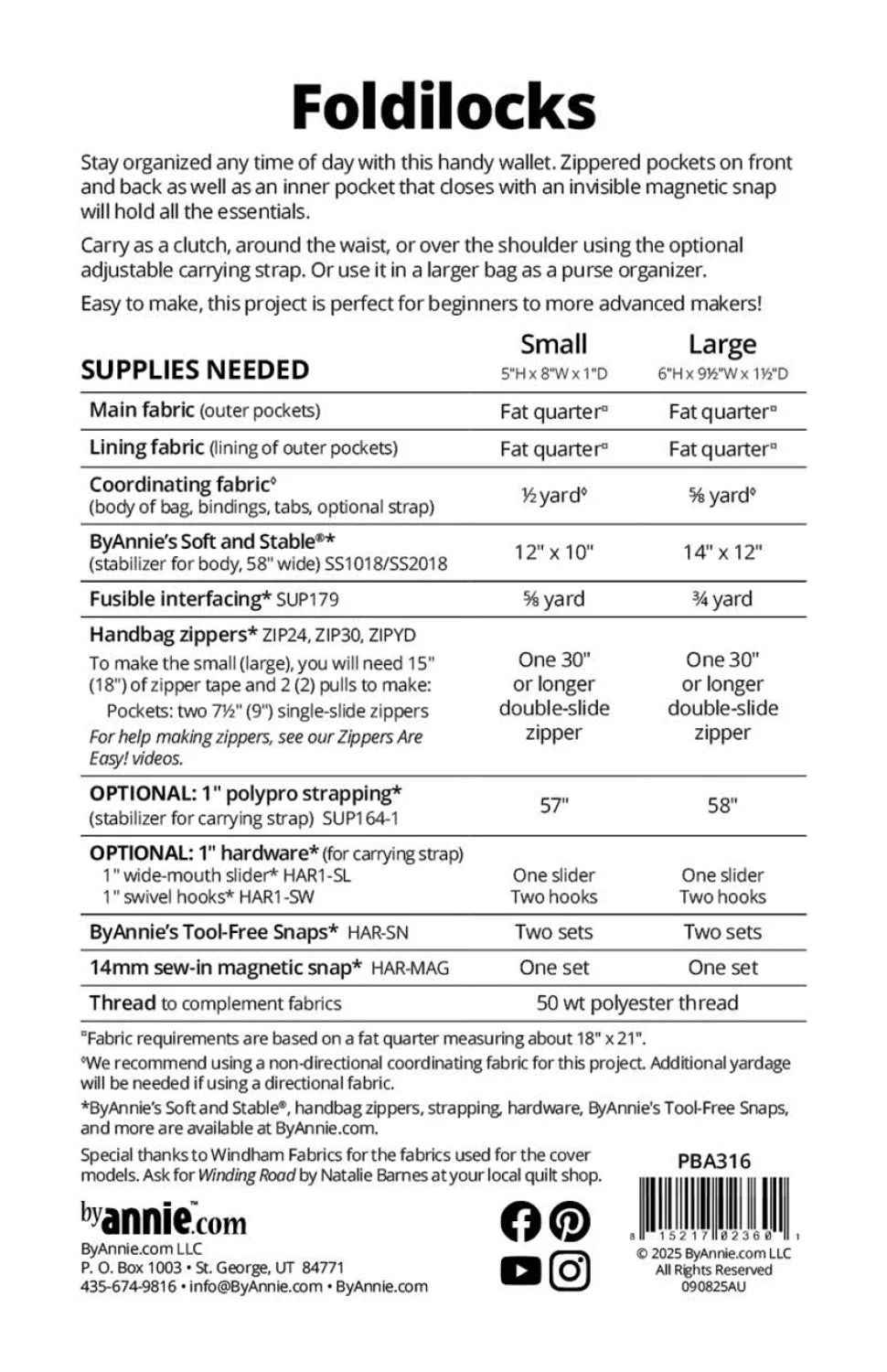 Pattern - ByAnnie - Foldilocks