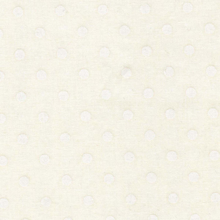 P&B Textiles - Ramblings 10 - White on White Dots
