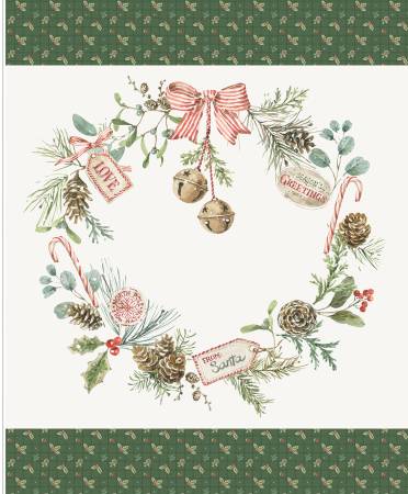 Panel - Riley Blake - Holiday Spirit Season's Greeting  36 1/2" x 43 1/2"