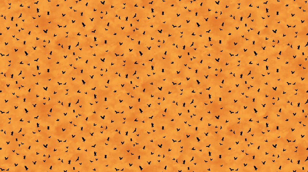 Northcott - Night Owl  - Owl Mini - Orange
