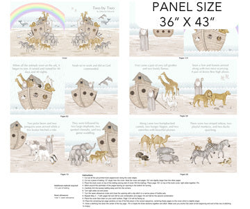 Panel - Northcott - Two By Two Book
