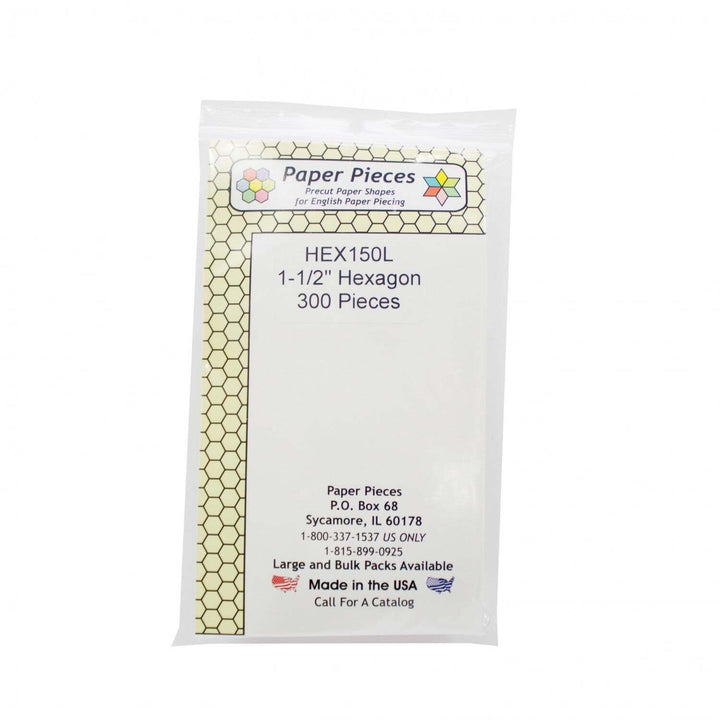 Paper Piece - Hexagon Pack 1-1/2in 300pc