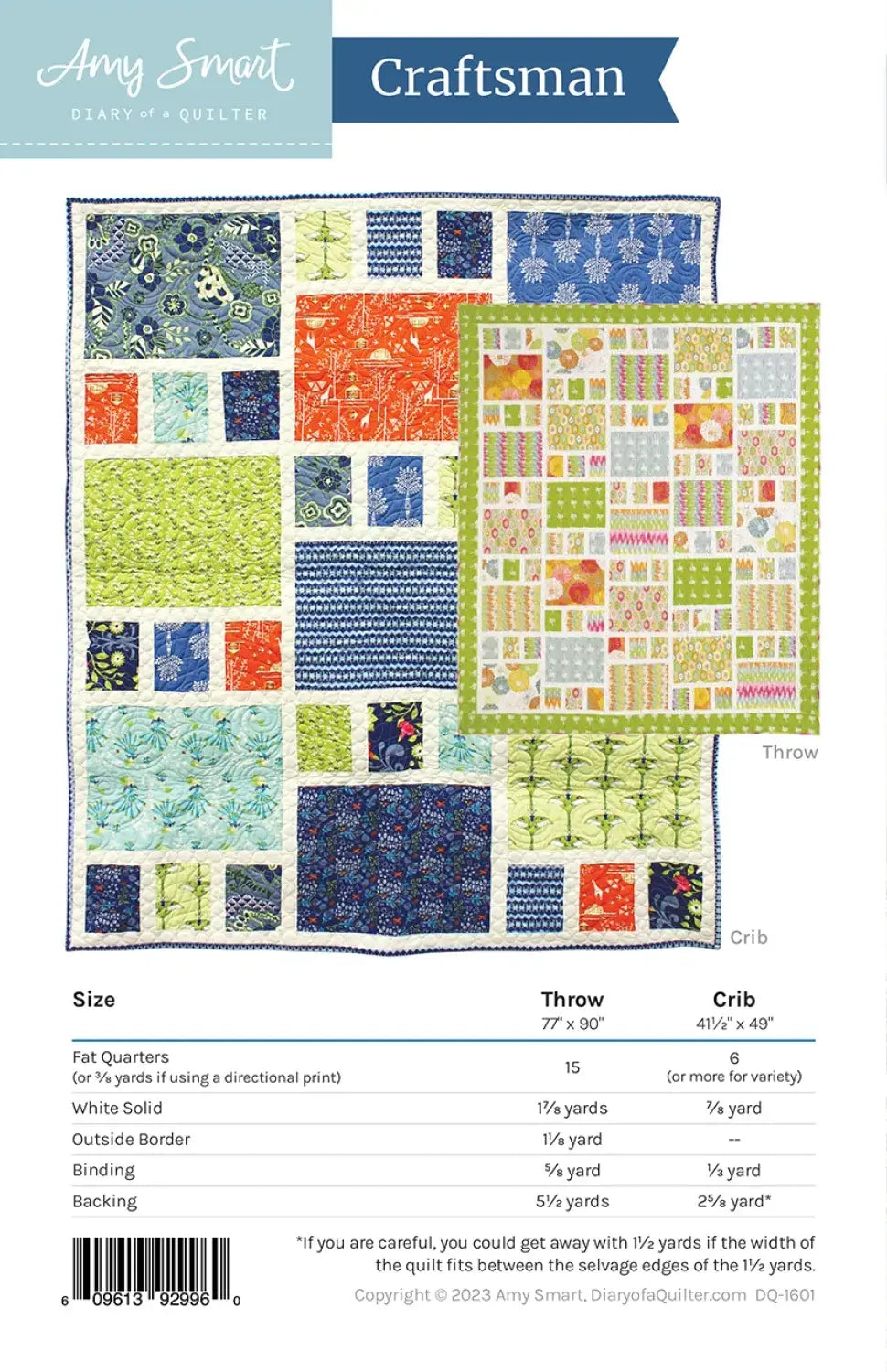 Pattern - Amy Smart - Craftsman