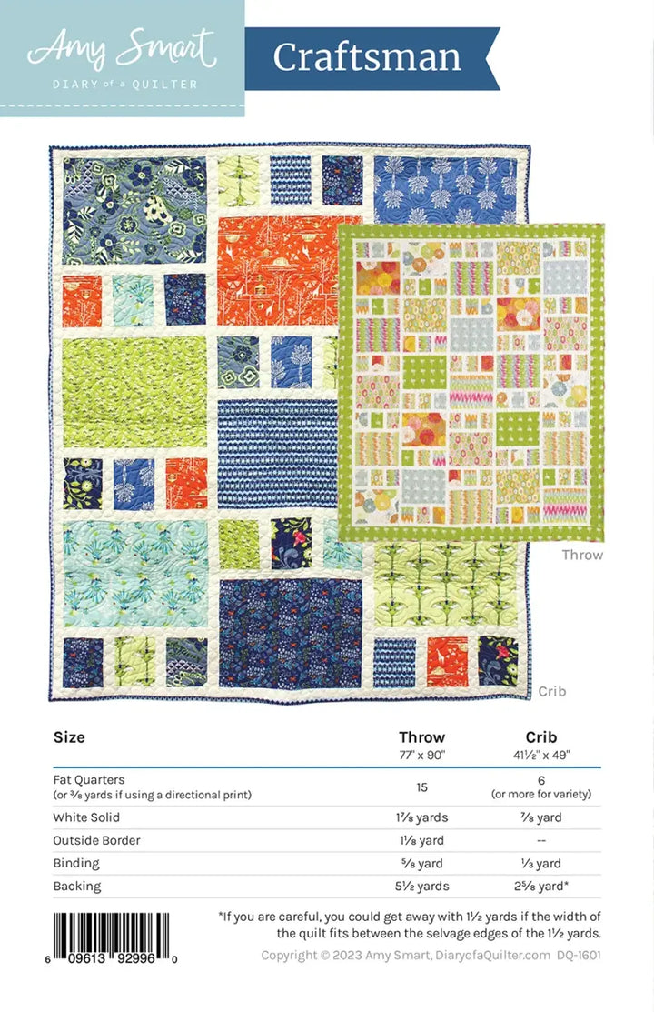 Pattern - Amy Smart - Craftsman