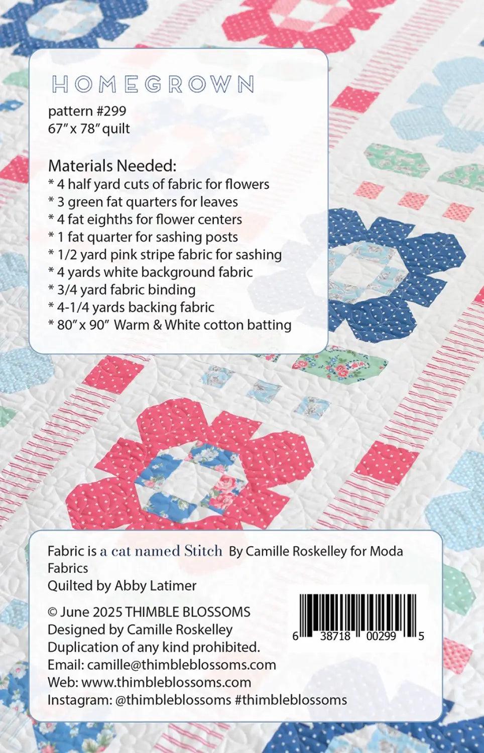 Pattern - Camille Roskelley - Homegrown