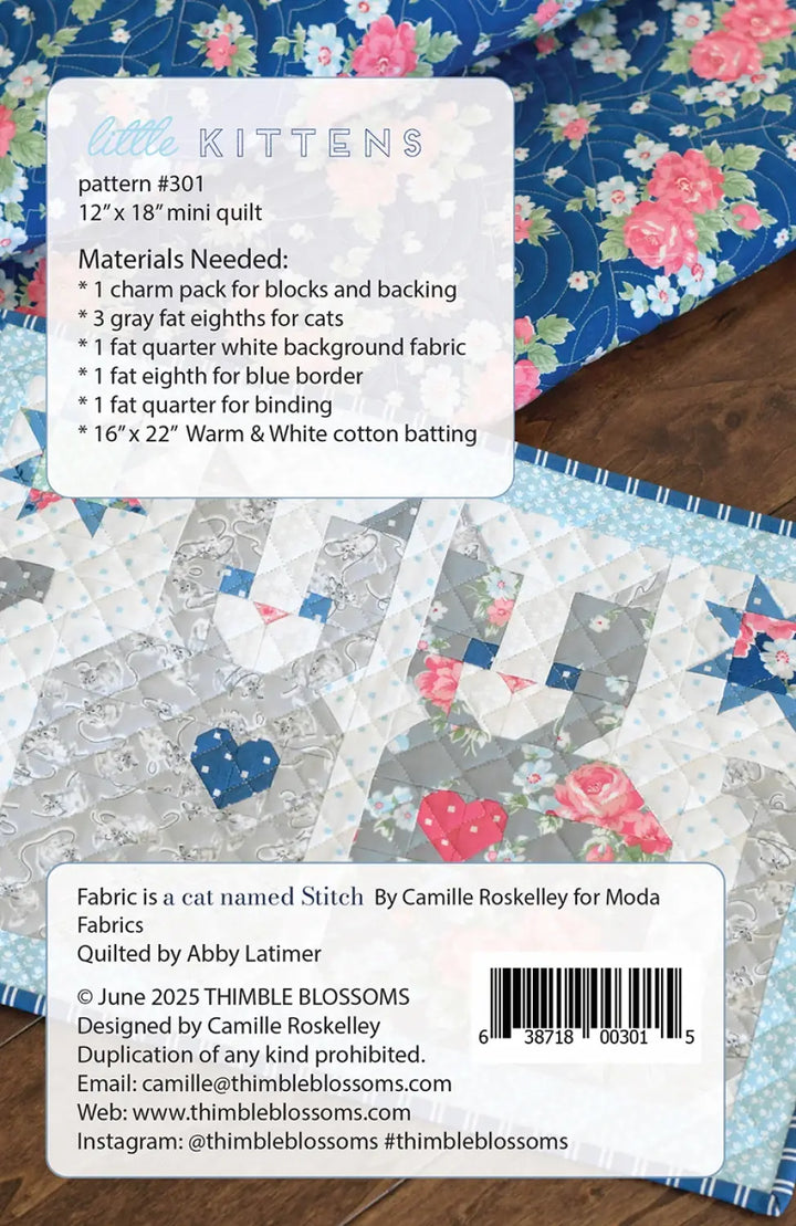 Pattern - Camille Roskelley - Little Kittens pattern