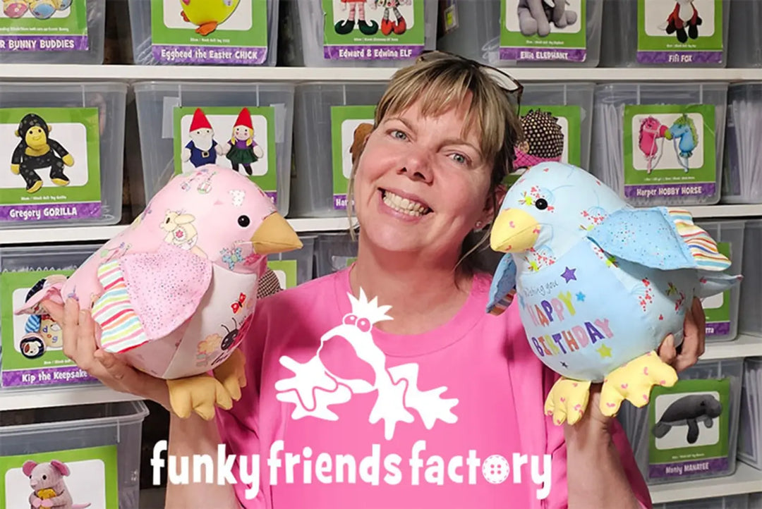 Pattern - Funky Friends Factory - Best Wishes Baby Bird