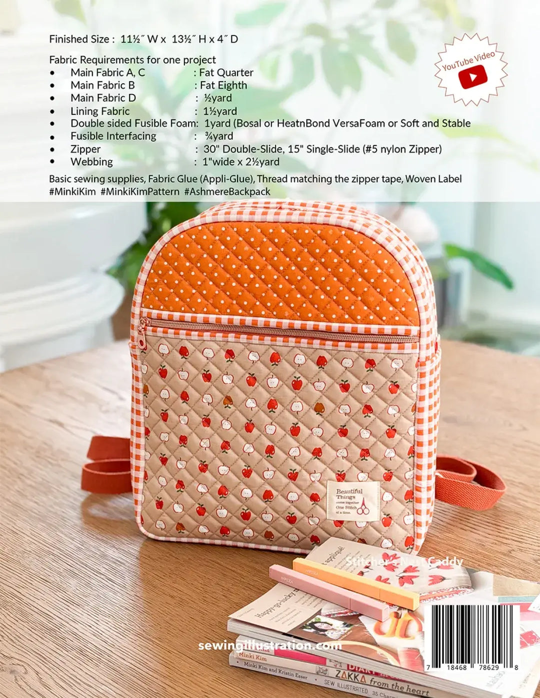 Pattern - Minki Kim - Ashmere Backpack
