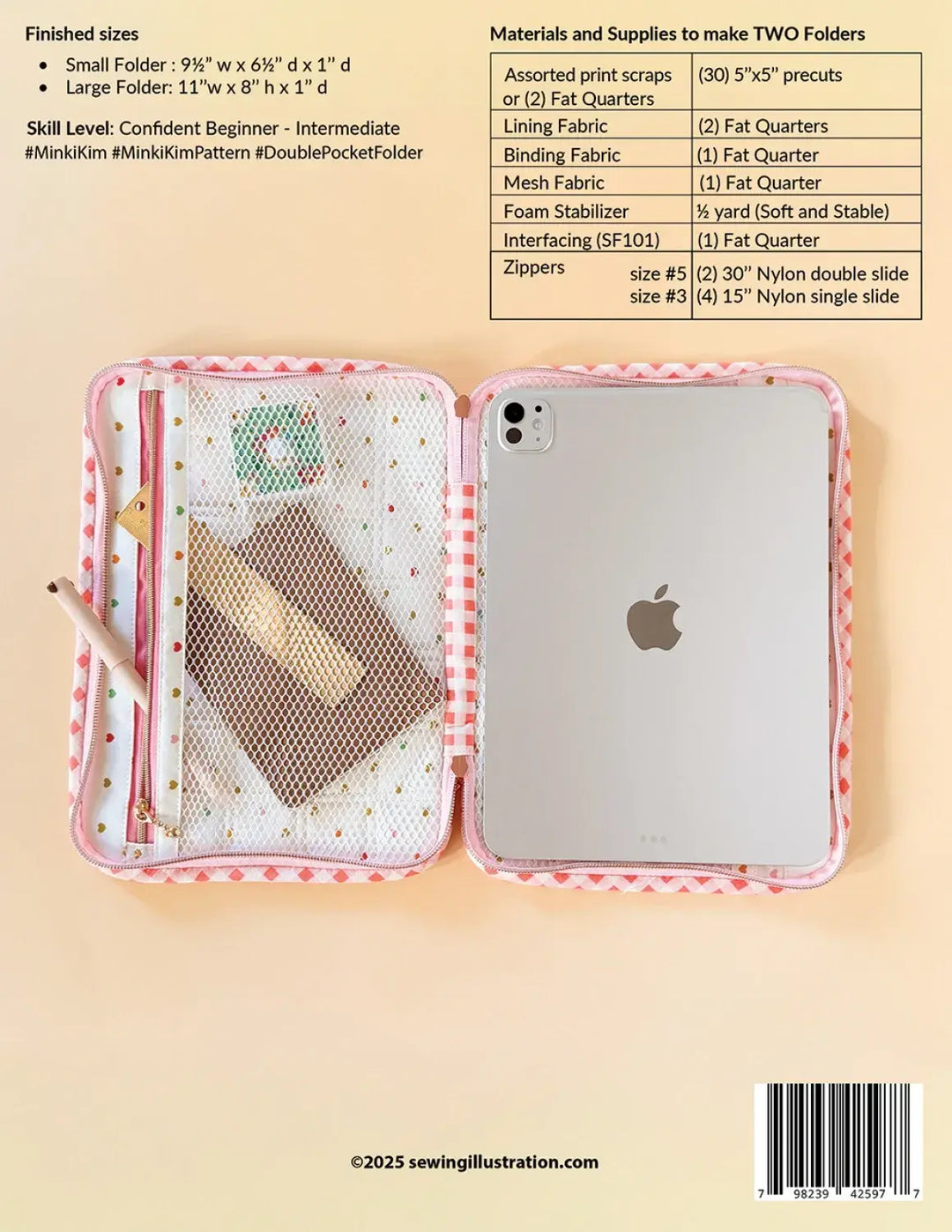 Pattern - Minki Kim - Double Pocket Folder