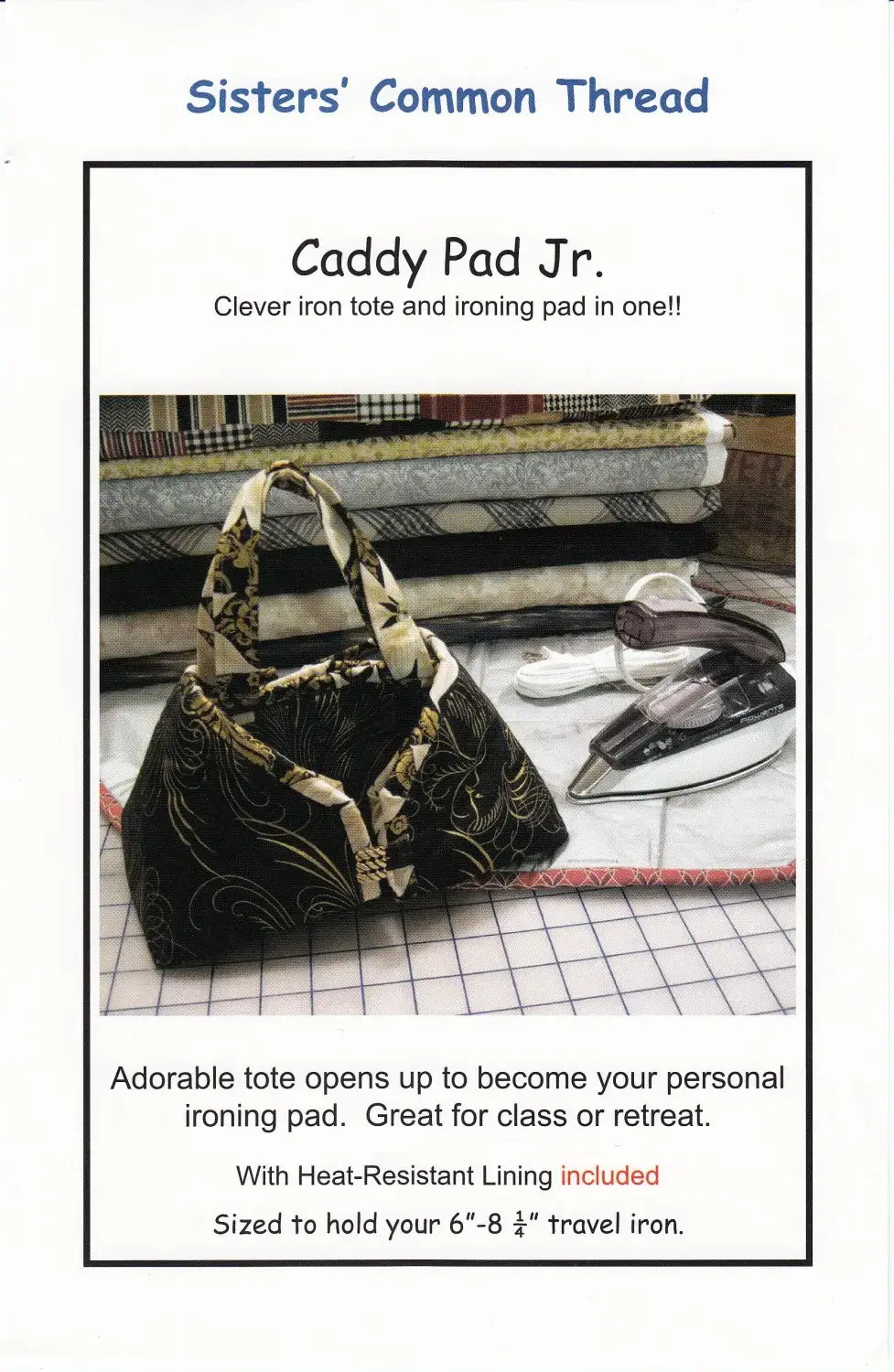 Pattern - Caddy Pad Jr.