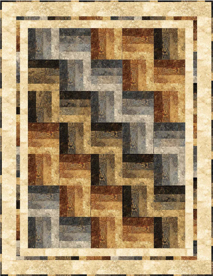 Pattern - Pattis Patchwork - Strip-Easy Rail Fence