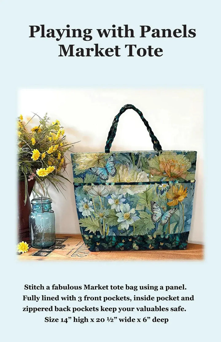 Pattern - Quilt Woman - Playing with Panels Market Tote