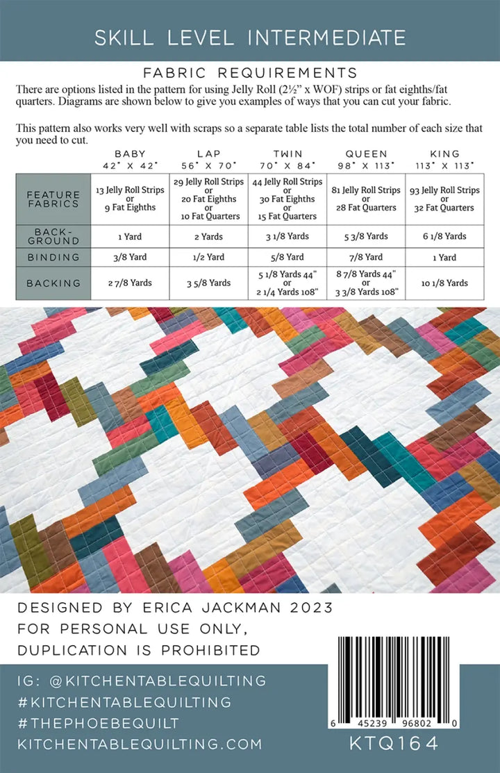 Pattern - The Phoebe Quilt