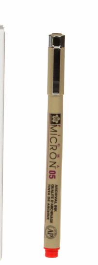 Pen Pigma Micron Red .45mm